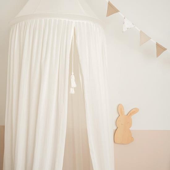 Little Dutch - Klamboe Hydrofiel Soft White, Klamboes & sluiers, Little Dutch, Keekabuu