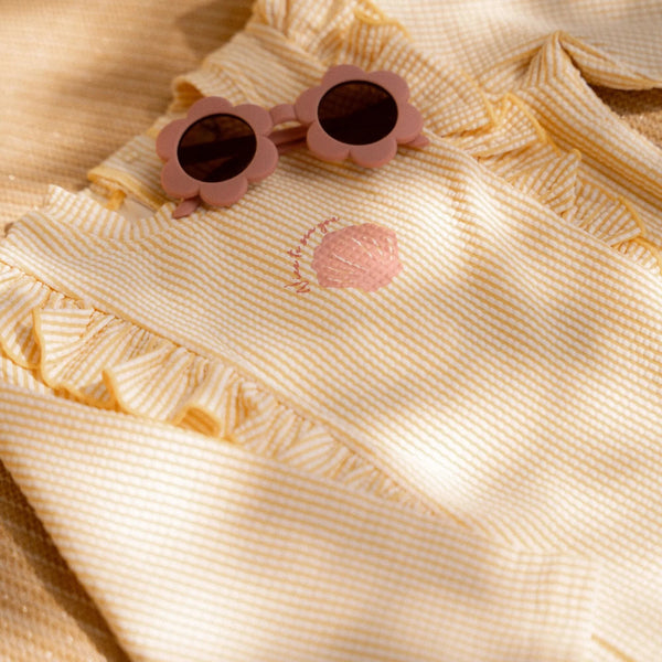 Little Dutch - Zwemshirt - lange mouw - Lemon Yellow