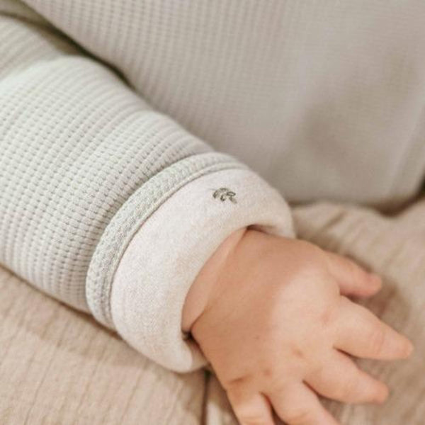 Little Dutch - Vestje Wafel - Soft Green, Vest, Little Dutch, Keekabuu