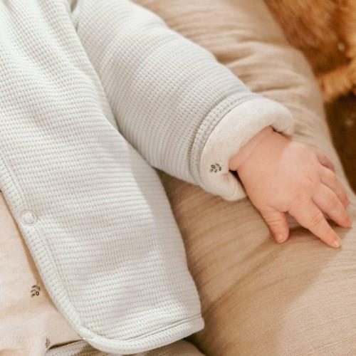 Little Dutch - Vestje Wafel - Soft Green, Vest, Little Dutch, Keekabuu