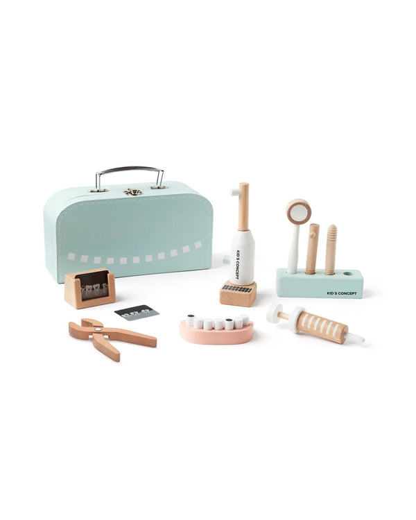 Kids Concept - Houten Speelgoed - Kid's Hub - Tandarts Set met 19 Onderdelen