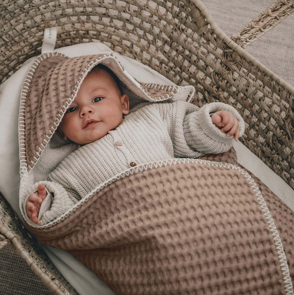 Koeka - Omslagdoek - Wikkeldeken - Teddy - Wafel