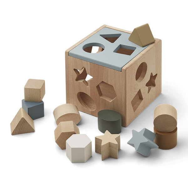 Liewood - Mark Puzzel Kubus Geometrisch, puzzels, Liewood, Keekabuu