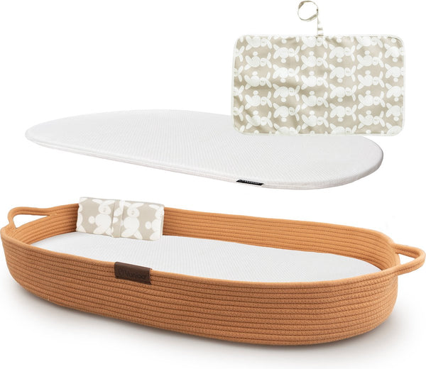 Yunioo - Matelas à langer - Panier Moses - Brick (80cm)