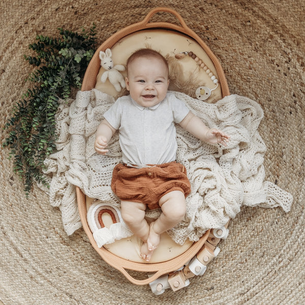 Yunioo - Matelas à langer - Panier Moses - Brick (80cm)