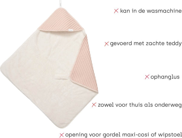 Koeka - Omslagdoek - Wikkeldeken - Teddy - Wafel