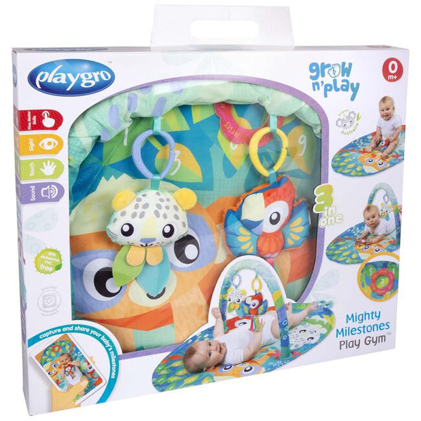 Playgro - Speelkleed - Mighty Milestone, Babygyms & speelkleden, Playgro, Keekabuu