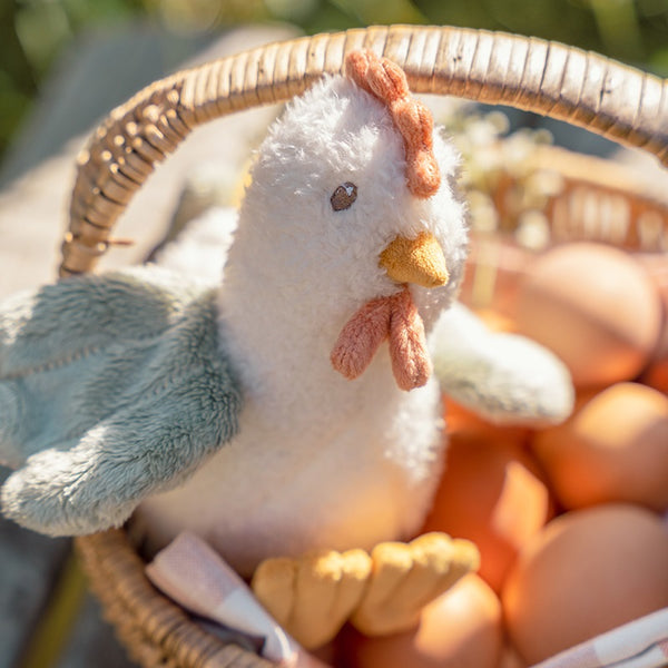 Little Dutch - Knuffel Kip 17cm Little Farm, Knuffels, Little Dutch, Keekabuu