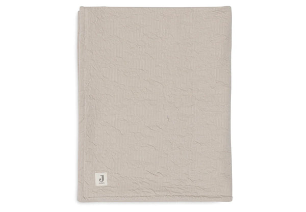 Jollein - Wieg deken 75x100cm Soft Waves Nougat/Velvet - Keekabuu