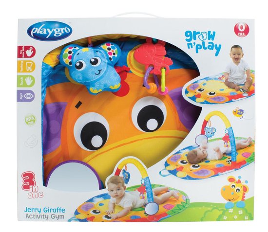 Playgro - Speelkleed - Jerry Giraf, Babygyms & speelkleden, Playgro, Keekabuu