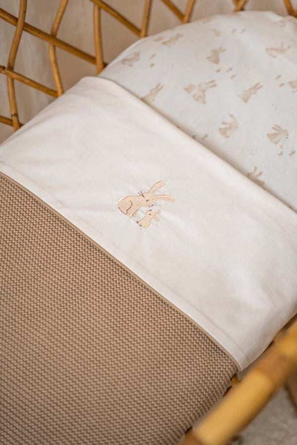 Little Dutch - Baby Bunny Ledikantlaken 110 x 140 cm, Dekbedovertrekken, Little Dutch, Keekabuu