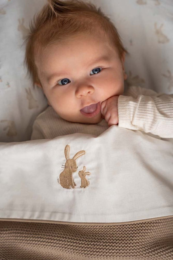 Little Dutch - Baby Bunny Ledikantlaken 110 x 140 cm, Dekbedovertrekken, Little Dutch, Keekabuu