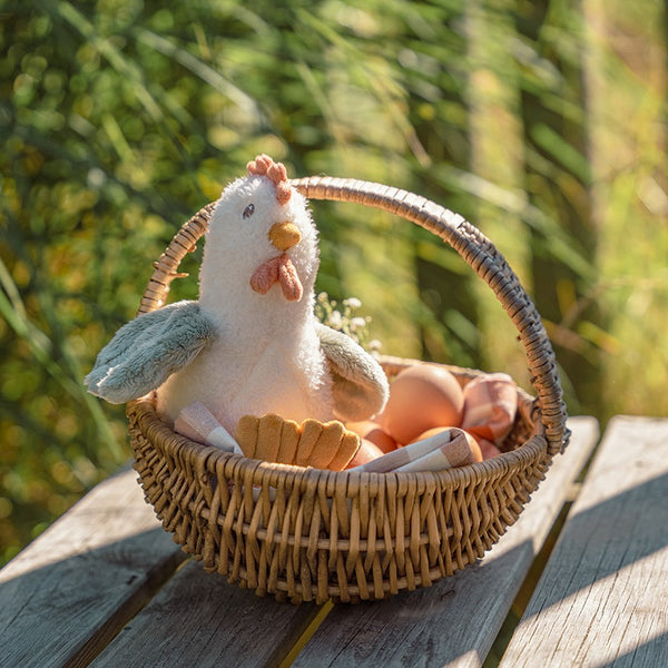 Little Dutch - Knuffel Kip 17cm Little Farm, Knuffels, Little Dutch, Keekabuu