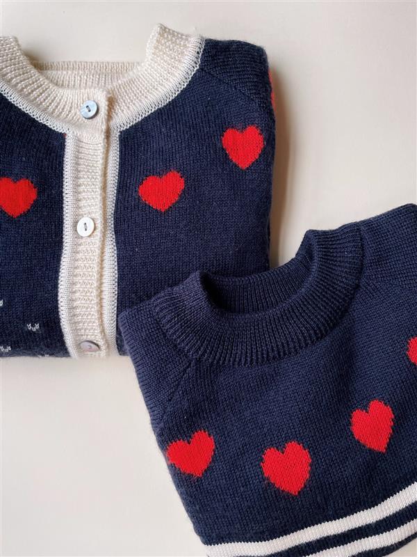 Konges Sløjd - Sweatshirt Heart - Stripe, Trui, Konges Slojd, Keekabuu