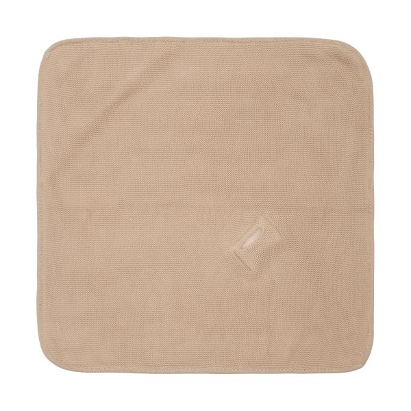 Little Dutch Gebreid Omslagdoek - Beige, Wikkeldekens, Little Dutch, Keekabuu