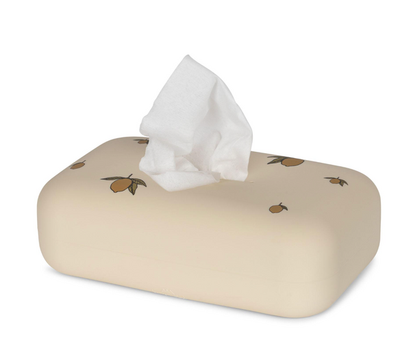 Konges Slojd - Opbergdoosje voor Vochtige Babydoekjes - Lemon, Billendoekjes Box, Konges Slojd, Keekabuu