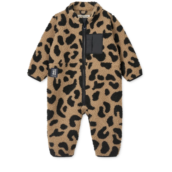 Liewood - Nolano Pile - Jumpsuit - Onesie - Mega Leo / oat mix