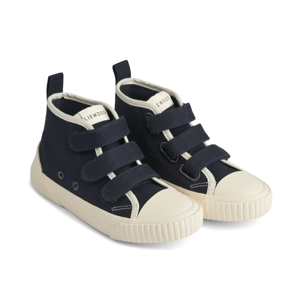Liewood - Canvas Sneaker met Velcro - Midnight Navy - Keekabuu