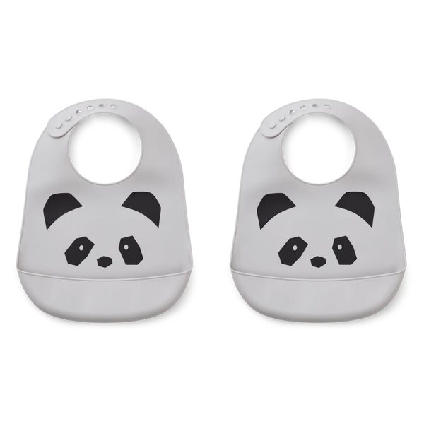 Liewood - Tilda Silicone Slabbetje (set van 2), Slabbetjes, Liewood, Keekabuu