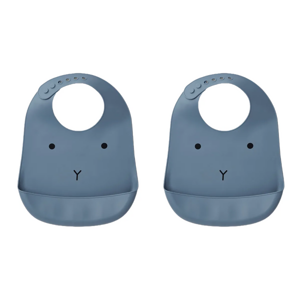 Liewood - Tilda Silicone Slabbetje (set van 2), Slabbetjes, Liewood, Keekabuu