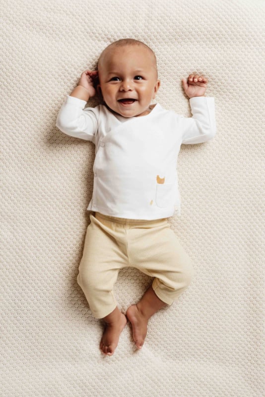 Little Dutch - T-shirt overslag lange mouw Little Farm Off-White, Shirts, Little Dutch, Keekabuu