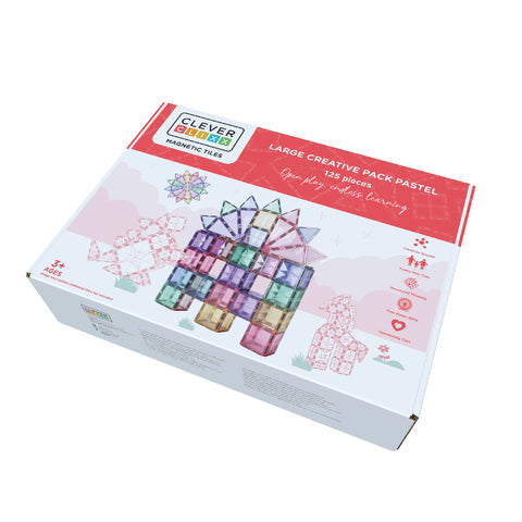 Cleverclixx - Large Creative Pack Pastel 125 Stuks, Activiteiten speelgoed, Cleverclixx, Keekabuu