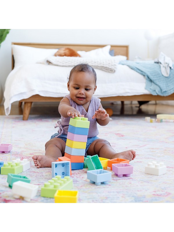 Infantino - Super Zachte Bouwblokken, Activiteitenspeelgoed, Infantino, Keekabuu