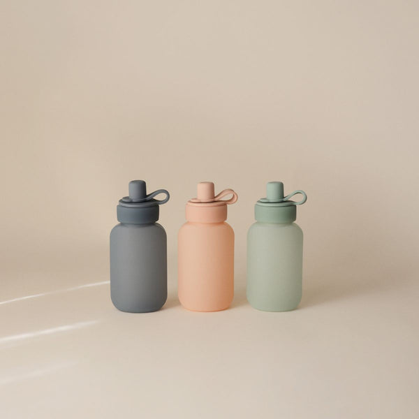 Mushie - Bouteille à boire en silicone - Bouteille à smoothie