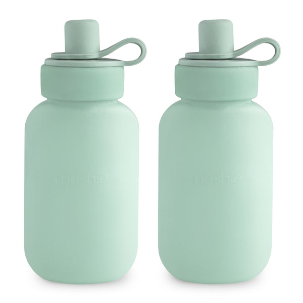 Mushie - Bouteille à boire en silicone - Bouteille à smoothie