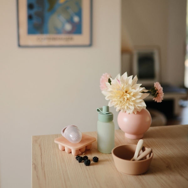 Mushie - Bouteille à boire en silicone - Bouteille à smoothie
