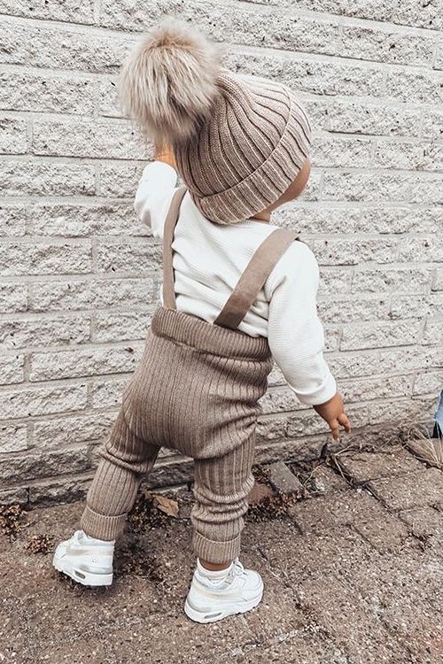 SAGA Copenhagen - Delpa - Salopette broekje - light oak - Keekabuu