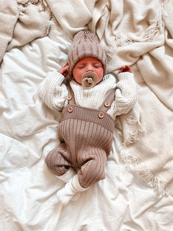 SAGA Copenhagen - Delpa - Salopette broekje - light oak - Keekabuu