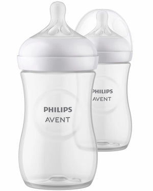 Philips Avent - Natural 3.0 zuigfles 260 ml - 2 stuks, Babyflessen, Philips Avent, Keekabuu