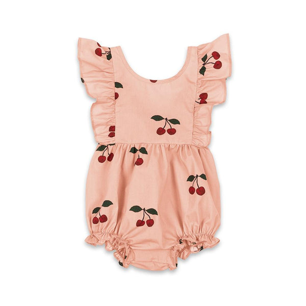 Konges Slojd - Verena - Strampler Gots - Ma grande Cerise Blush