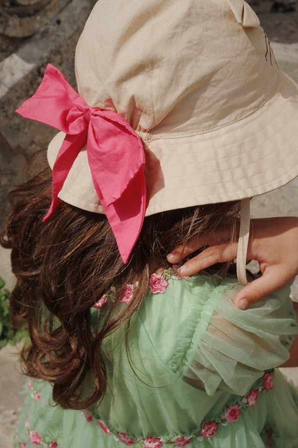 Konges Slojd - Sun hat Verbeena Bow Kitty - Creme Brulee