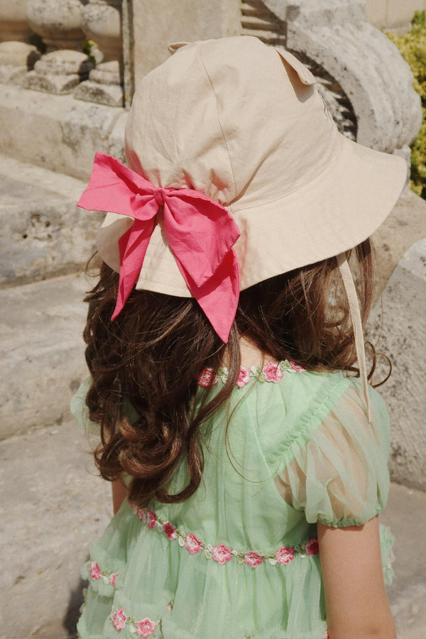 Konges Slojd - Sun hat Verbeena Bow Kitty - Creme Brulee