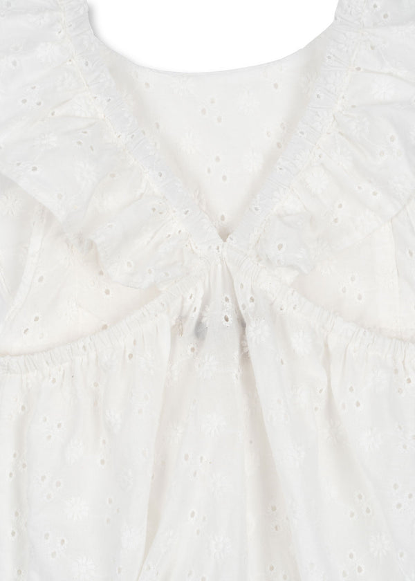 Konges Slojd - Romper - Lacey - Optic White