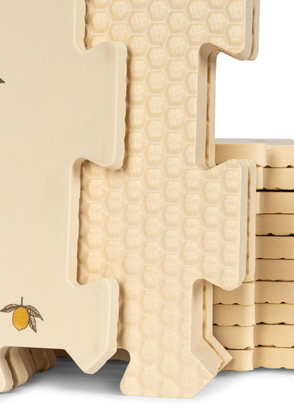 Konges Slojd - Playmat - Lemon - (16-piece)