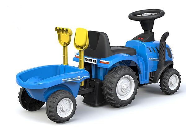 Happy Baby - Loopauto - Tractor- blauw, Loopwagens, Happy Baby, Keekabuu