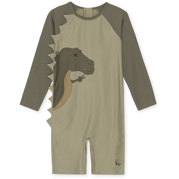 Konges Slojd -  Zwem onesie Aster  Dino, Zwemkleding, Konges Slojd, Keekabuu