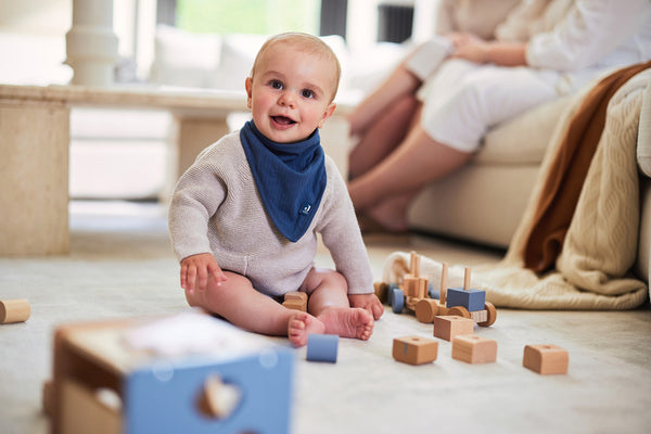 Jollein - Bandana Basic Stripe, Slabbetjes, Jollein, Keekabuu