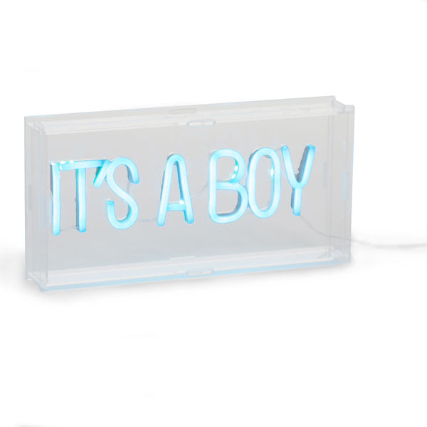 Childhome - Neon Verlichting - It's A Boy | Lichtblauw, Nachtlampen, Childhome, Keekabuu