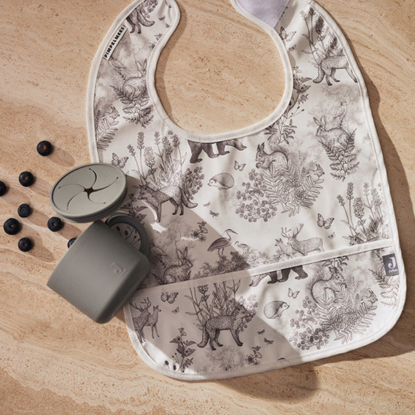 Jollein - Slabbetje Waterproof (Set van 2 Stuks), Slabbetjes, Jollein, Keekabuu