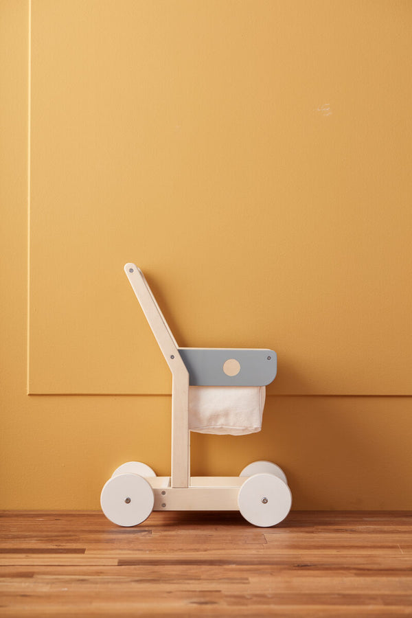 Kids Concept -  Houten Winkelwagen - Boodschappentrolley, Houten speelgoed, Kid's Concept, Keekabuu