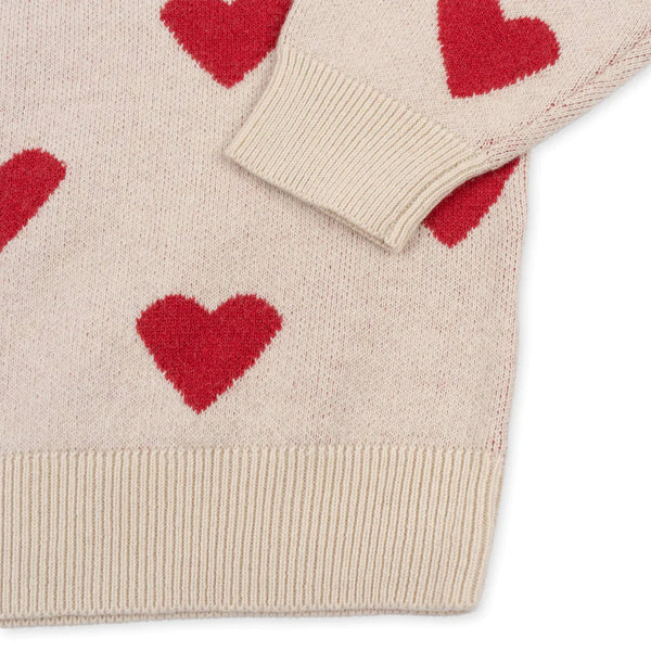 Konges Sløjd - Trui Buttercream Heart, Trui, Konges Slojd, Keekabuu