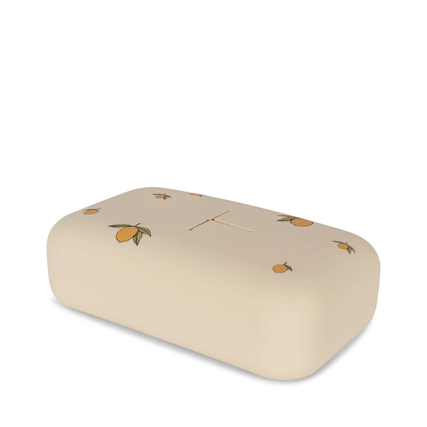 Konges Slojd - Opbergdoosje voor Vochtige Babydoekjes - Lemon, Billendoekjes Box, Konges Slojd, Keekabuu