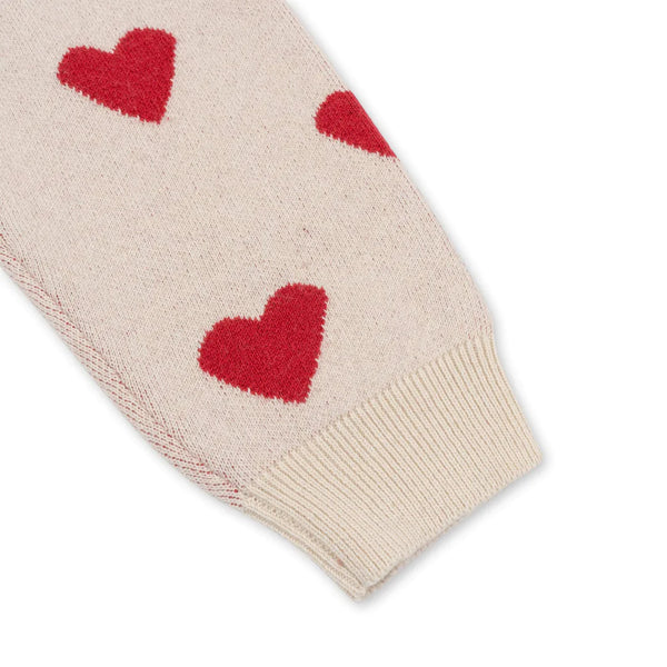 Konges Sløjd - Gebreide Broek - Buttercream Heart, Broeken, Konges Slojd, Keekabuu