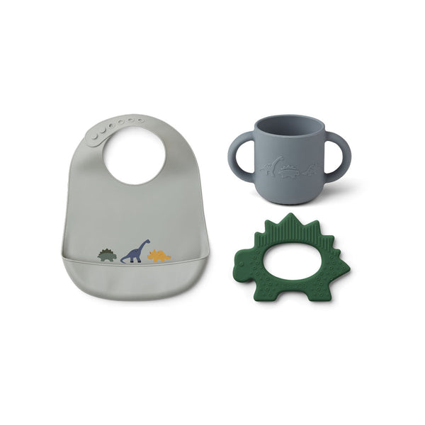 Liewood - Siliconen Babyset 3-delig, Kraamcadeau, Liewood, Keekabuu