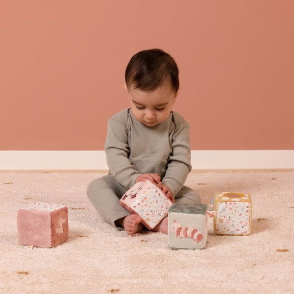 Little Dutch - Zachte Blokkenset Flowers & Butterflies, Baby en peuter, Little Dutch, Keekabuu