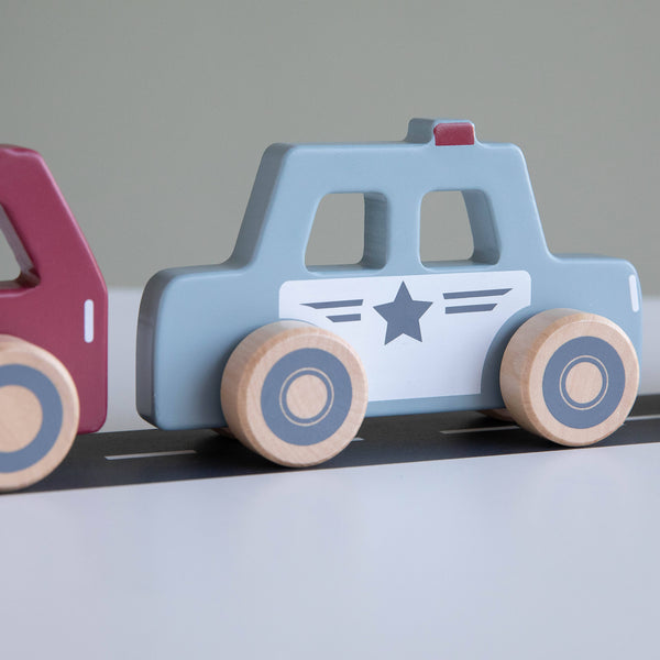 Little Dutch - Houten Hulpverleningsauto’s, Houten speelgoed, Little Dutch, Keekabuu